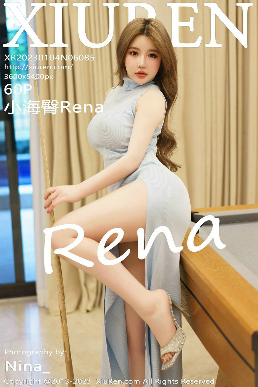 / 秀人美媛馆 / 2023.01.04 No.6085 小海臀Rena / 60P516MB / 秀人网-绅士图