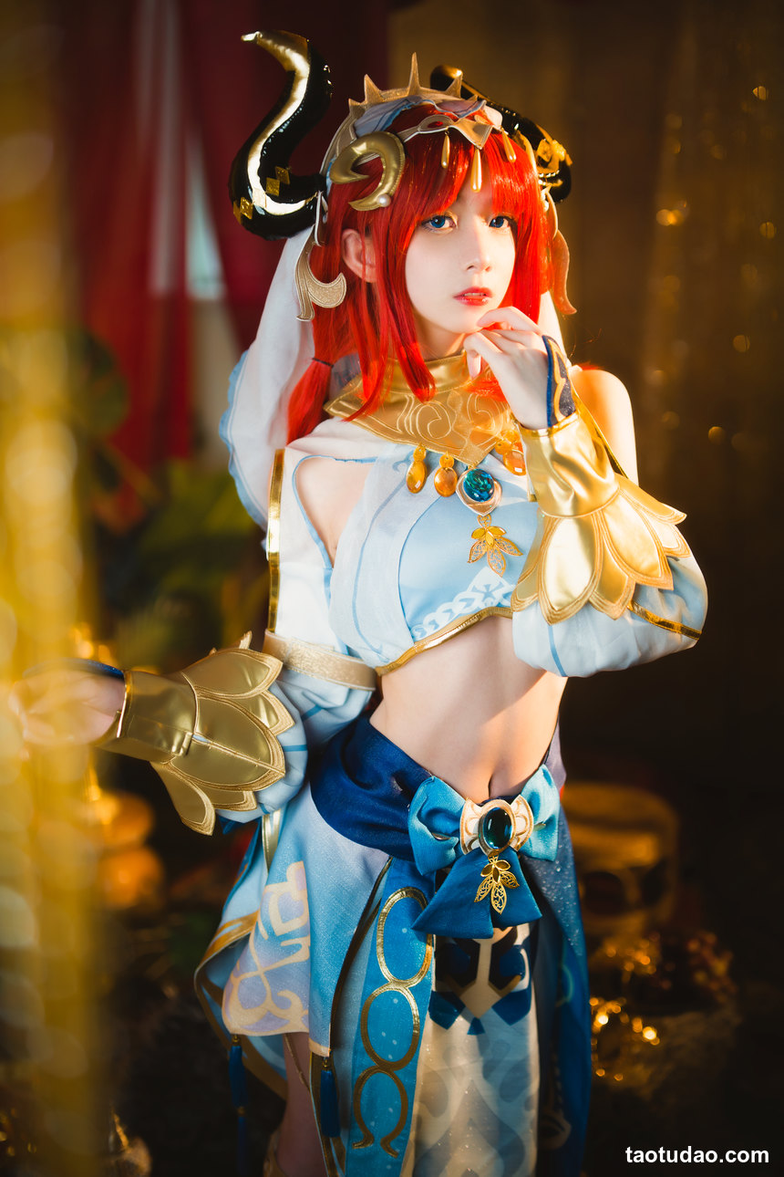 图片[2]-[YITUYU艺图语]2022.11.08 原神COS · 妮露 清青琴玖[29+1P／625MB]-绅士图