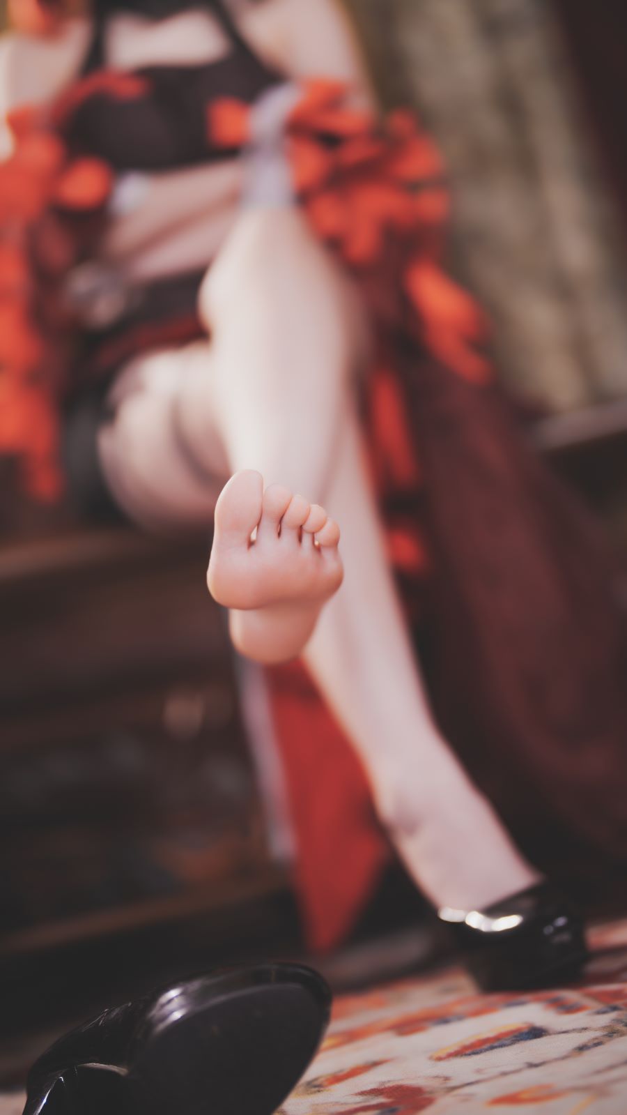 Seele麦麦 - 黑希旗袍物语 / 61P8V-976MB / cos萌妹-绅士图