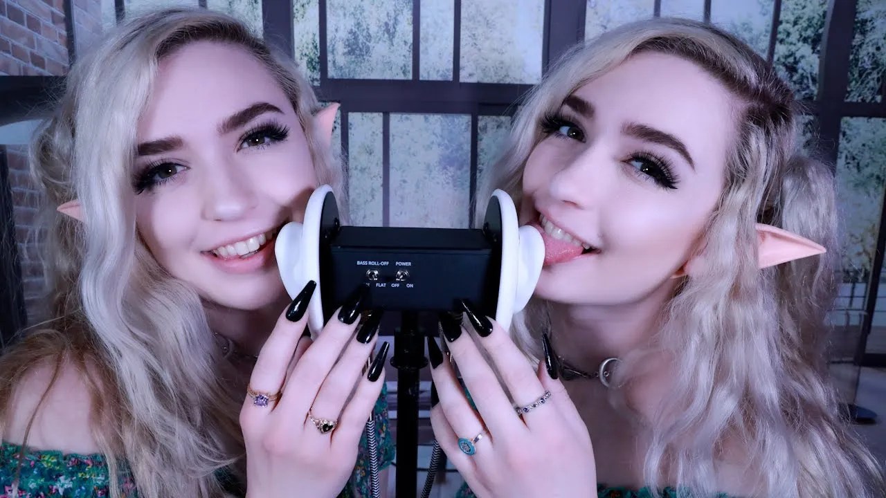 [RoseASMR]照顾你的双胞胎仙女|吃耳朵|轻咬-迷路的番茄 / 国内ASMR-绅士图