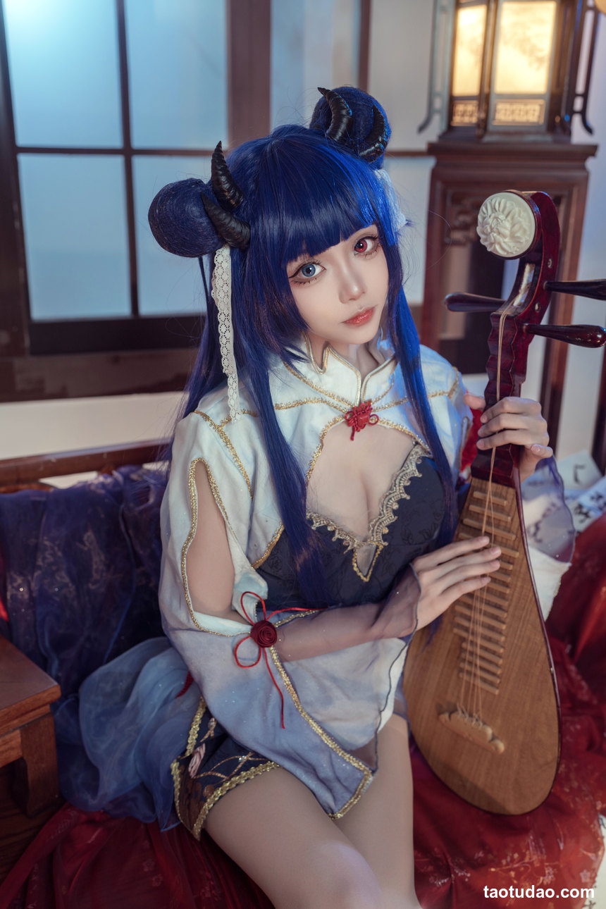 图片[2]-艾西Aiwest – NO.06 伊吹新年旗袍 [35P-910MB]-绅士图