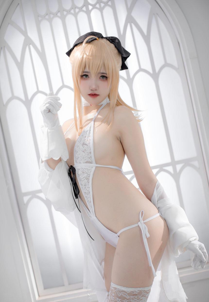 图片[4]-阿薰kaOri – FGO 白Saber [50P-199MB]-艺库