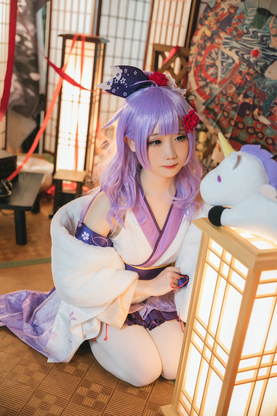 焖焖碳 - 独角兽和服 / 30P-121MB / cos萌妹-绅士图