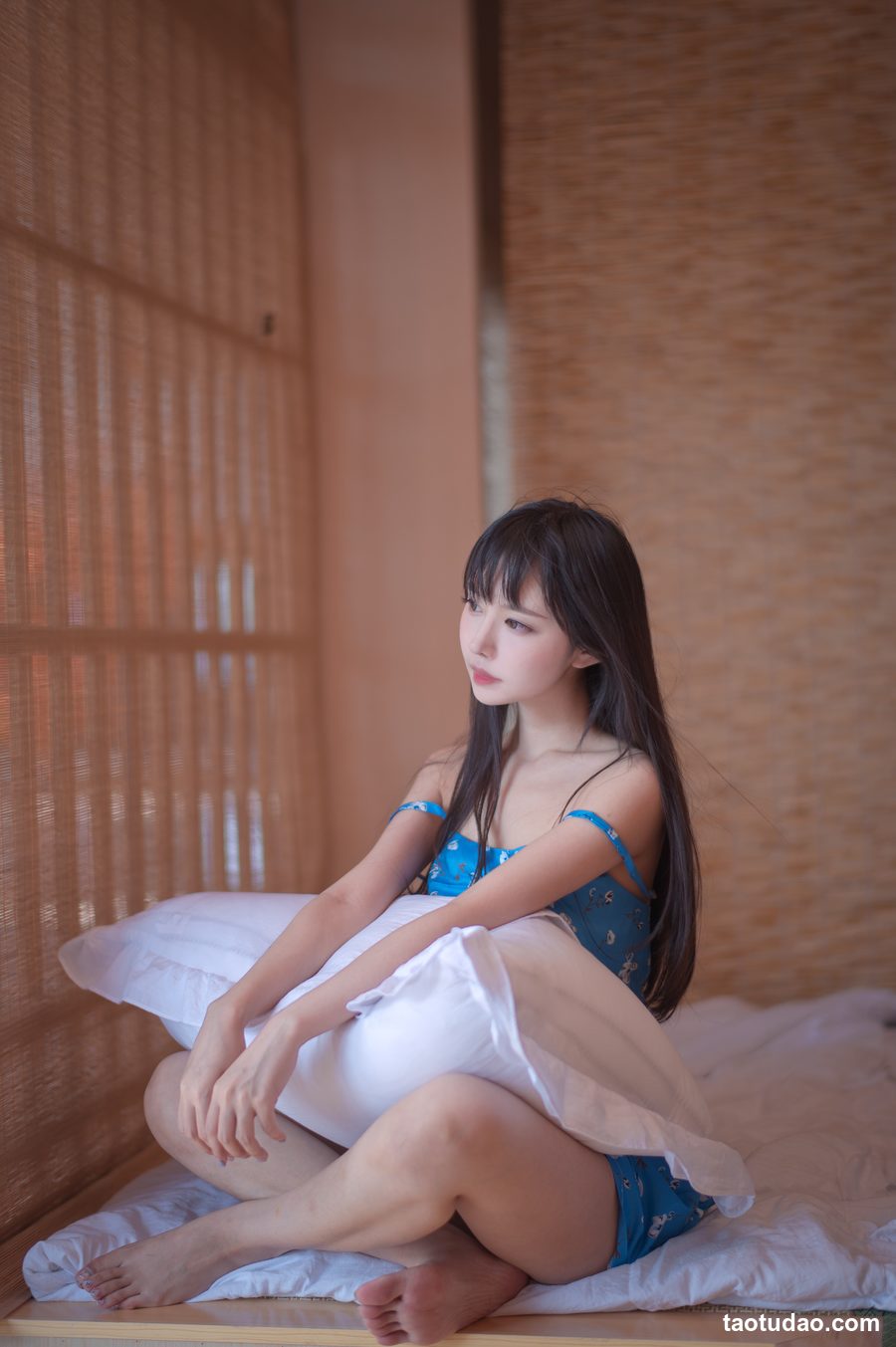 图片[3]-Shika小鹿鹿 – 蓝裙子 [16P-96MB]-绅士图