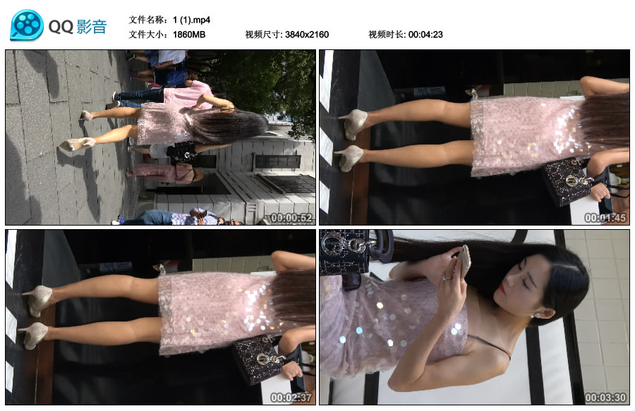 精选街拍视频 No.2763 高贵气质吊带裙极品美女 / 1.81GB / 街拍视频-绅士图