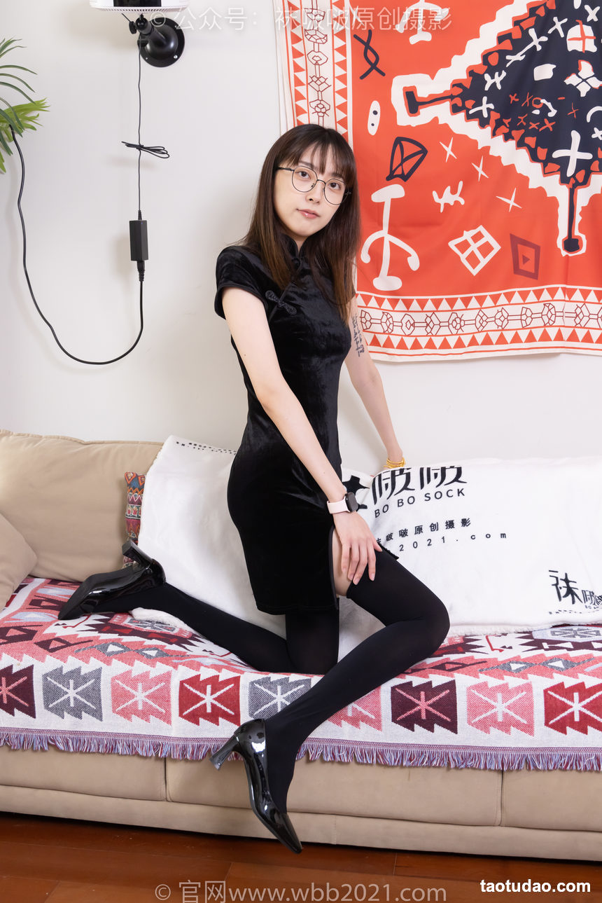 图片[4]-[BoBoSocks袜啵啵]NO.482 稚予-高跟鞋、厚黑丝大腿袜、肉丝、旗袍[140P+1V／5.56GB]-绅士图