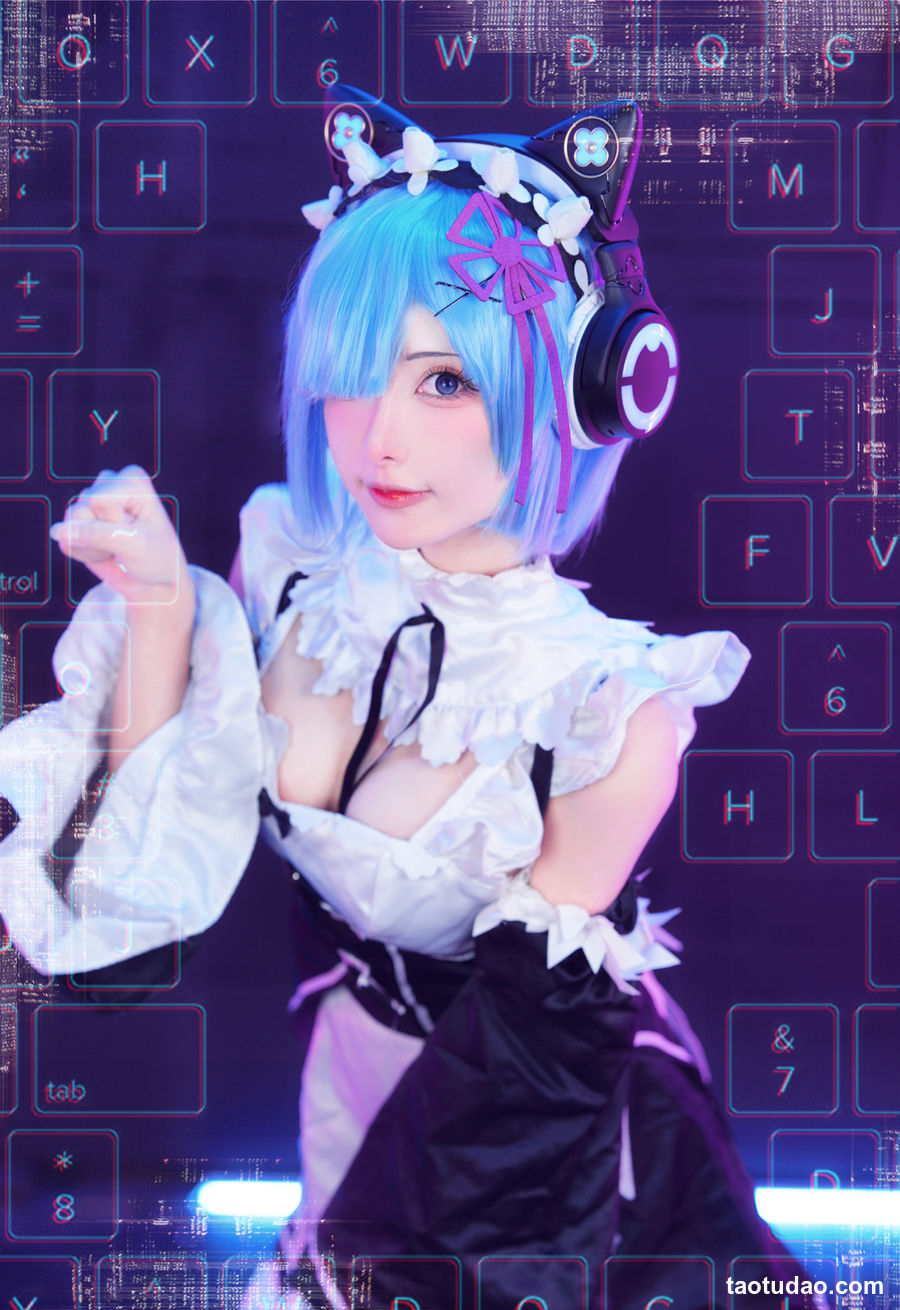 图片[2]-紫氯氯 – NO.17 蕾姆 [9P-24MB]-绅士图