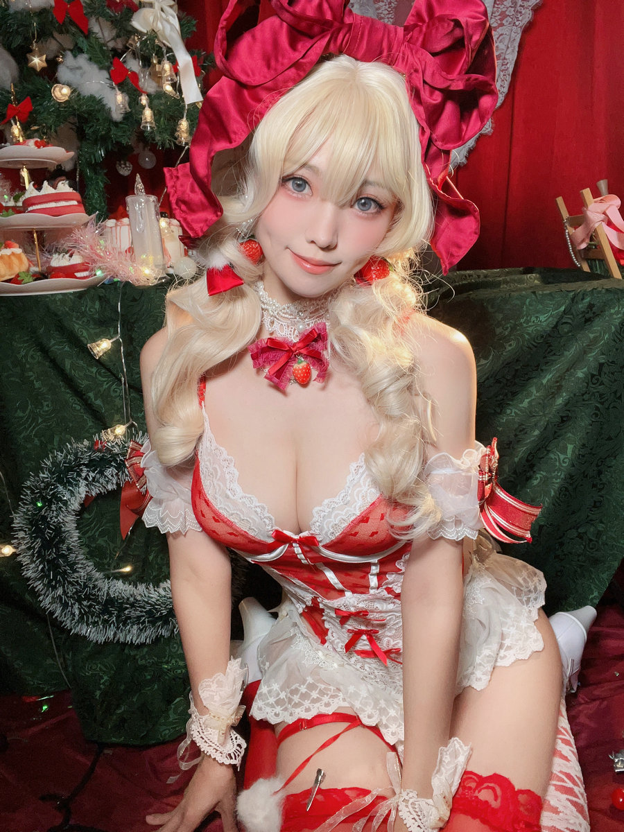 Ely_eee(ElyEE子) - 草莓蛋糕少女 / 33P-86MB / cos萌妹-绅士图
