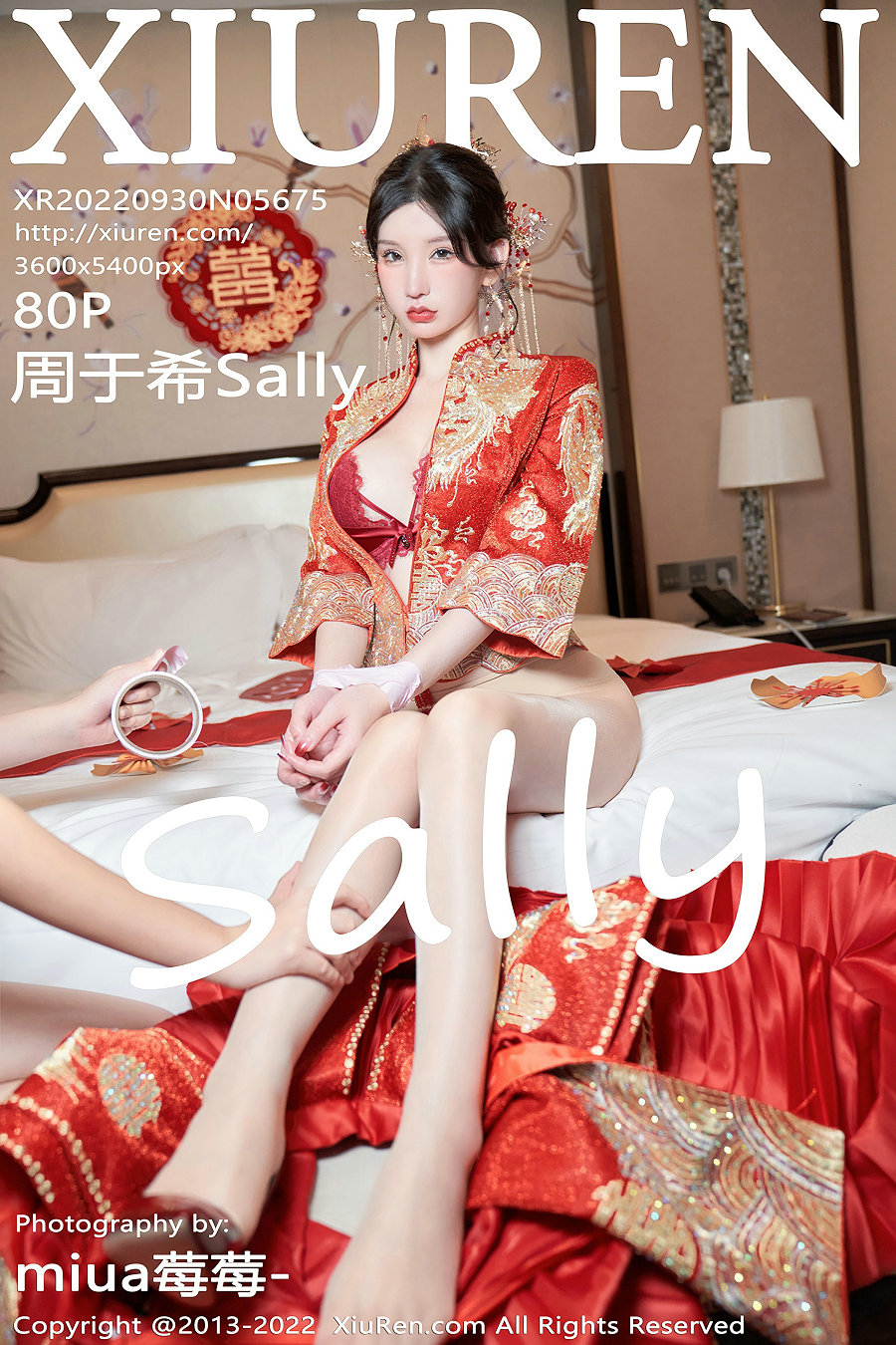 / 秀人美媛馆 / 2022.09.30 No.5675 周于希Sally / 80P938MB / 秀人网-绅士图