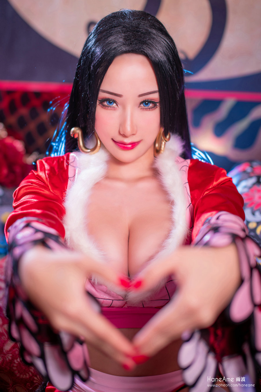 Hane Ame 雨波写真 – 蛇姬 / 19P1V-55MB / cos萌妹-绅士图