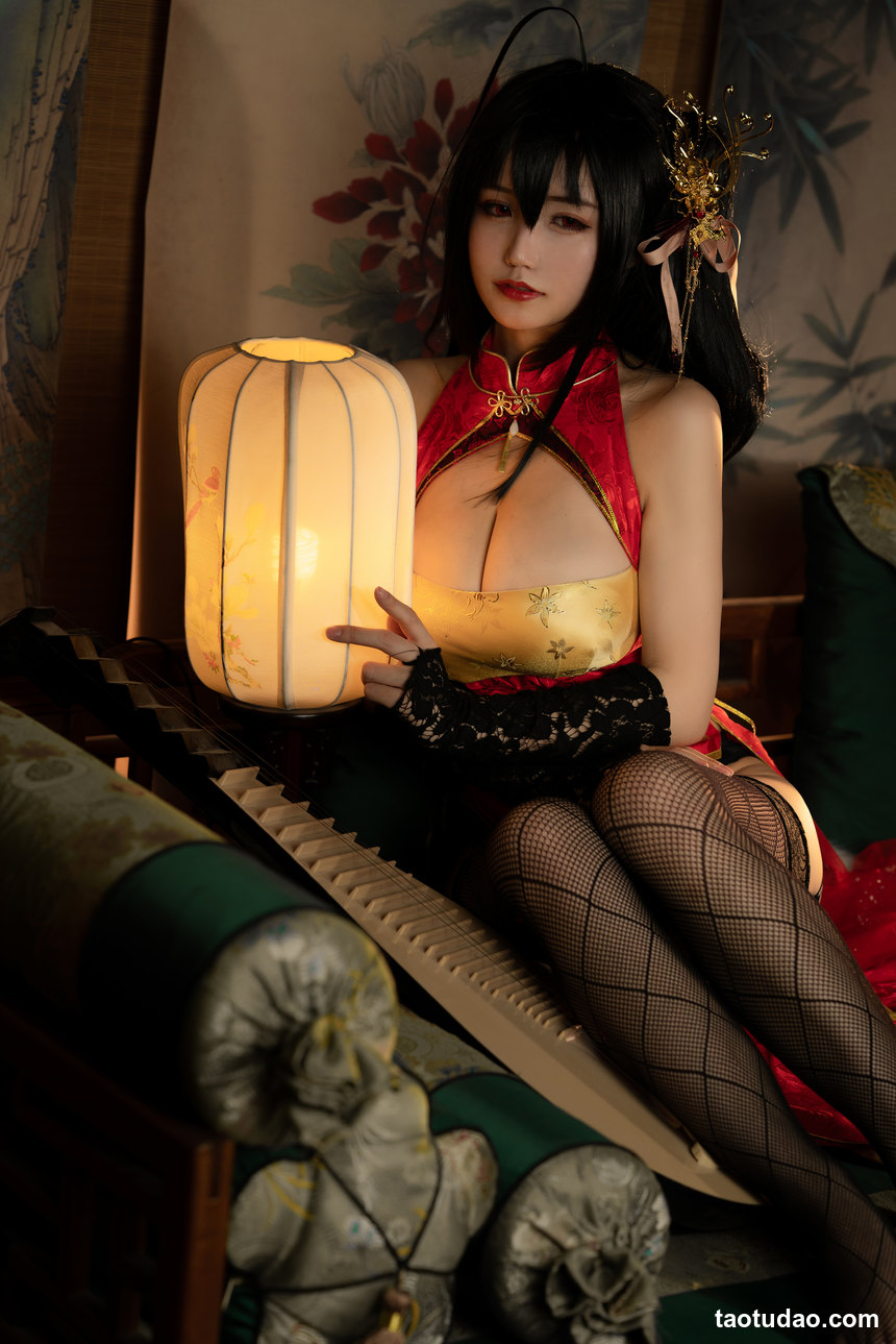 图片[4]-小仓千代w – NO.59 大凤旗袍 [30P-240MB]-绅士图