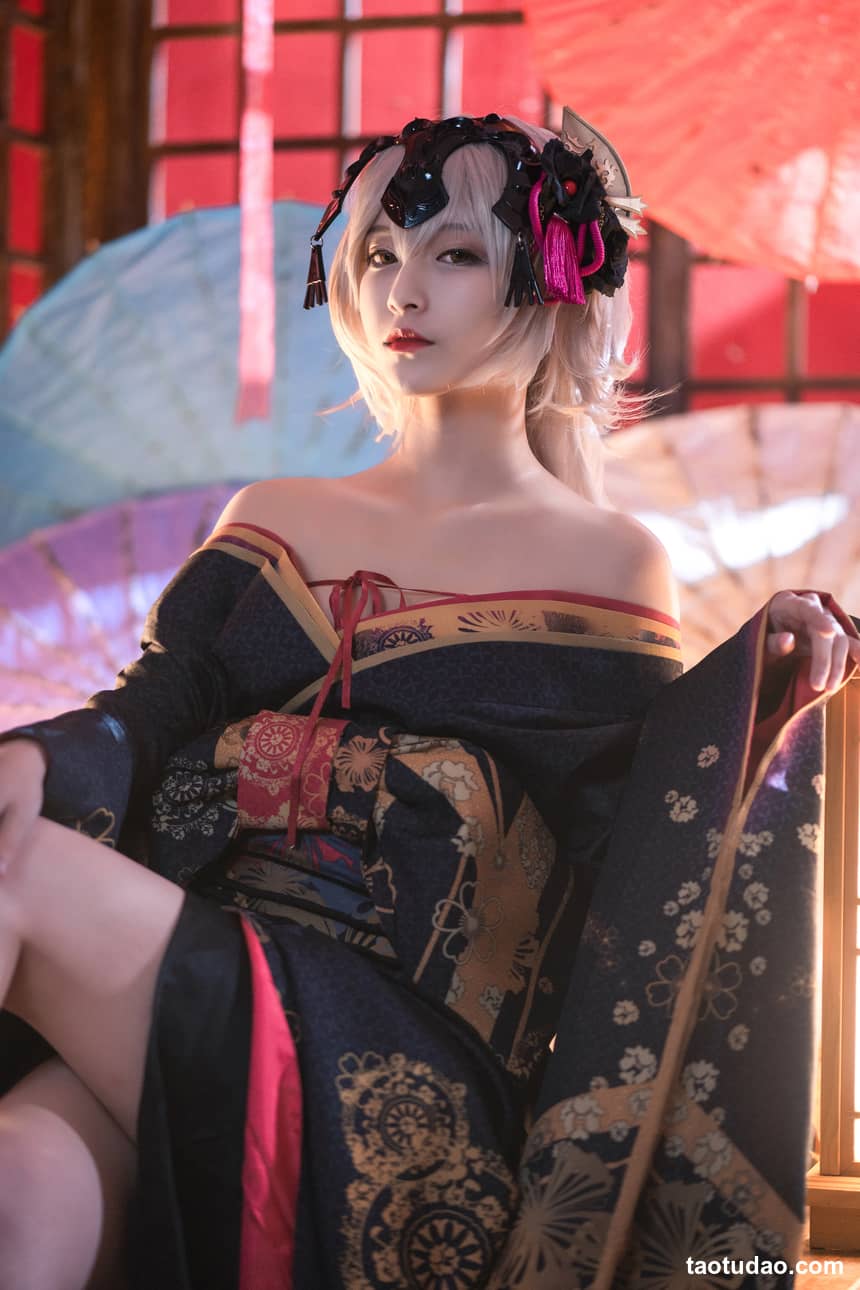 铁板烧鬼舞w -  NO.007 黑贞花魁[35P-562.4M]-绅士图