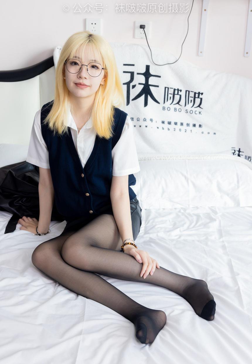 图片[2]-[BoBoSocks袜啵啵]NO.507 小甜豆 高跟长靴、薄黑丝、皮衣外套、ol风[140P+2V／5.96GB]-绅士图