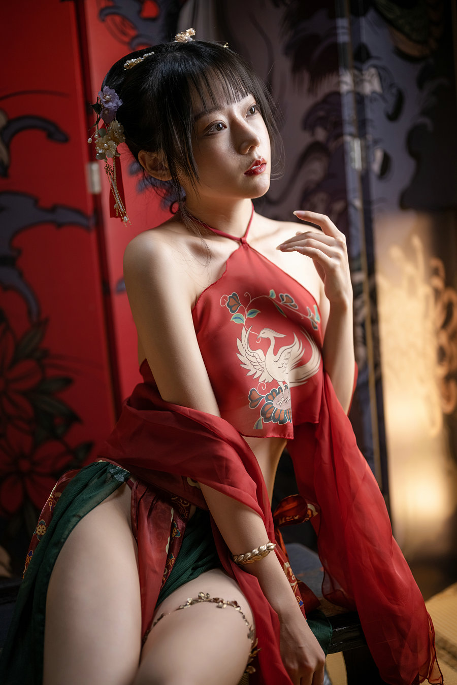 香草喵露露写真 - 2022春节贺图 / 61P-2.09GB / cos萌妹-绅士图