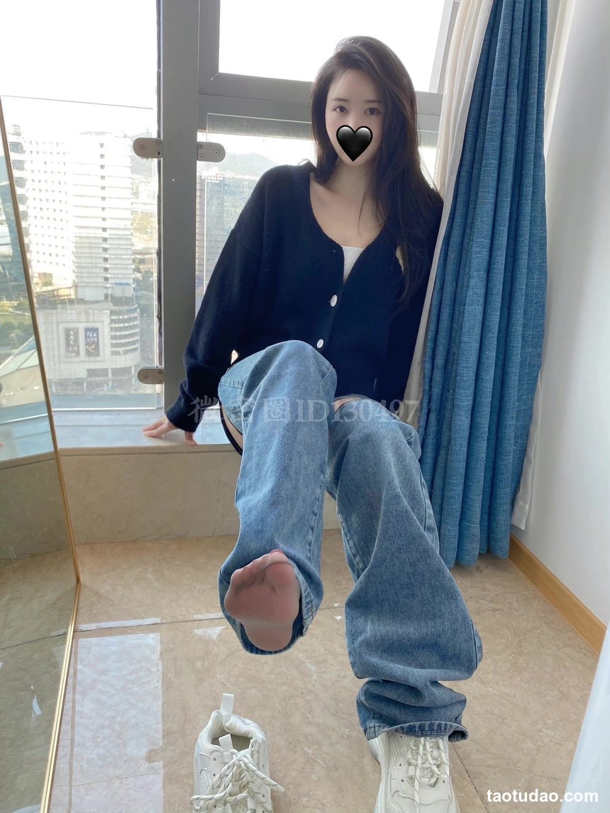 图片[4]-软妹小九九[July芝岚] – 时尚牛仔裤里丝 [51P-48MB]-绅士图