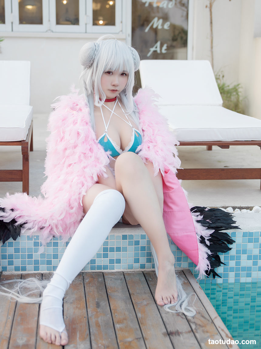 图片[4]-麻花酱 –  可畏泳装+女仆[30P-306M]-绅士图