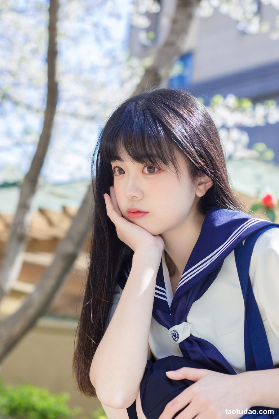 图片[4]-[YITUYU艺图语]2023.04.10 水手服的春天 可爱泡泡呀[29+1P／354MB]-绅士图