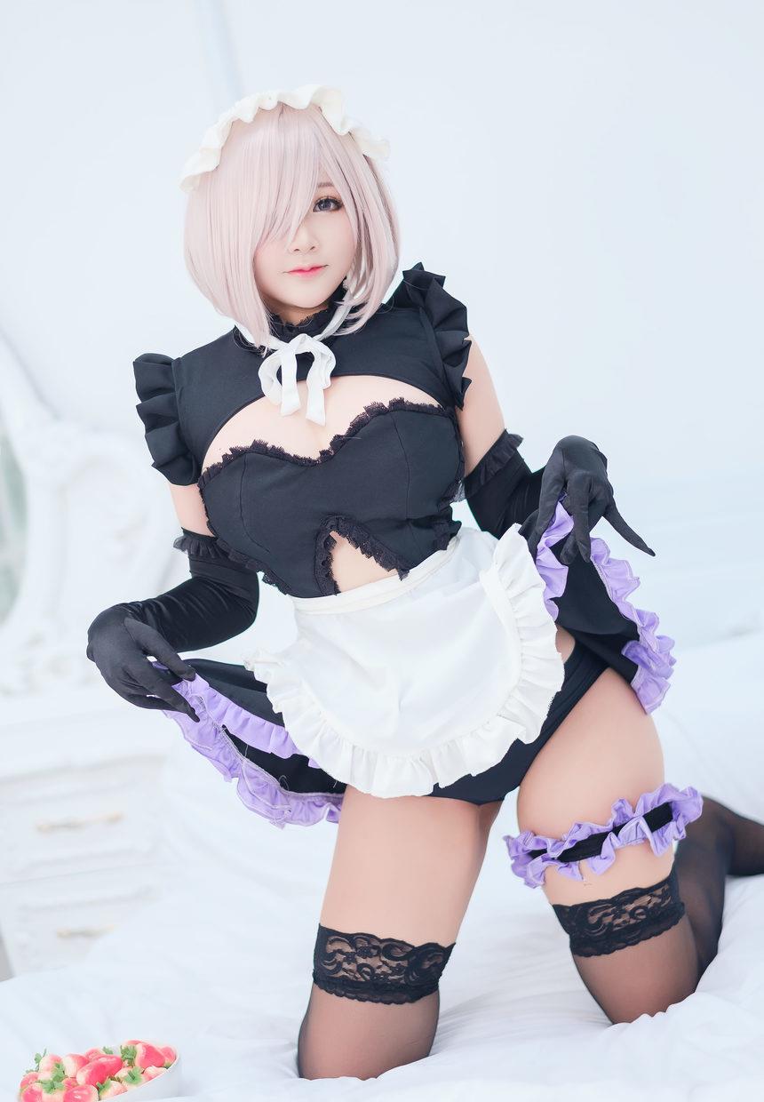 图片[3]-MiMi Chan – NO.007 Mashu Kyrielight Maid[15P-32.6M]-艺库