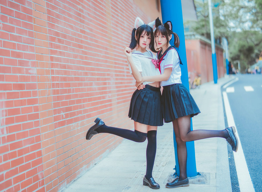 桜桃喵&疯猫ss – JK百合2 / 33P-393MB / cos萌妹-绅士图