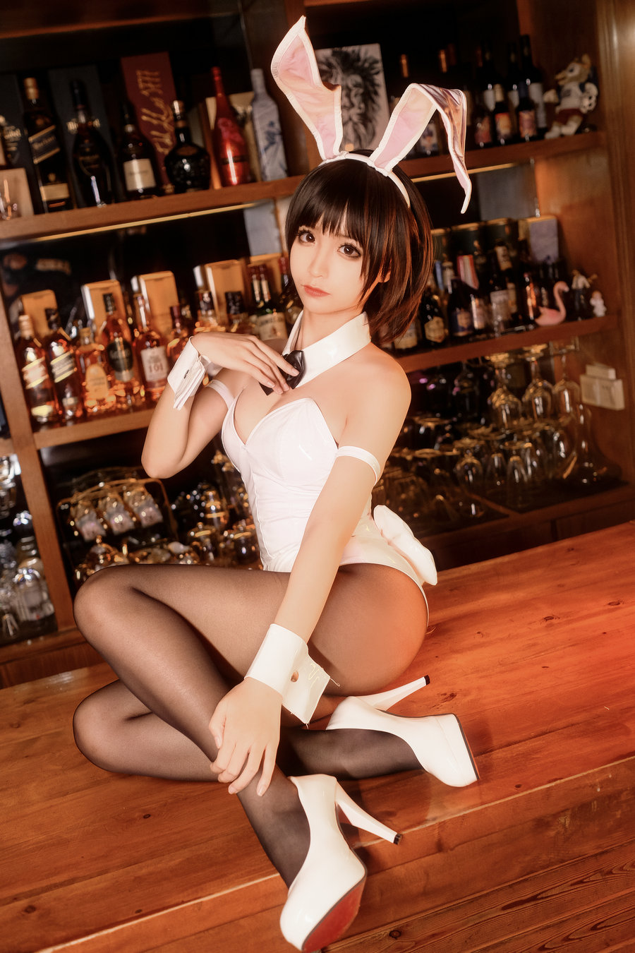 动漫博主蠢沫沫 - 加藤惠兔女郎 / 40P-477MB / cos萌妹-绅士图
