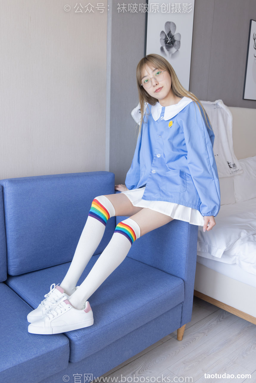 图片[2]-[BoBoSocks袜啵啵]NO.229 稚予-板鞋、皮鞋、两双大腿袜[155P+1V／5.90GB]-绅士图