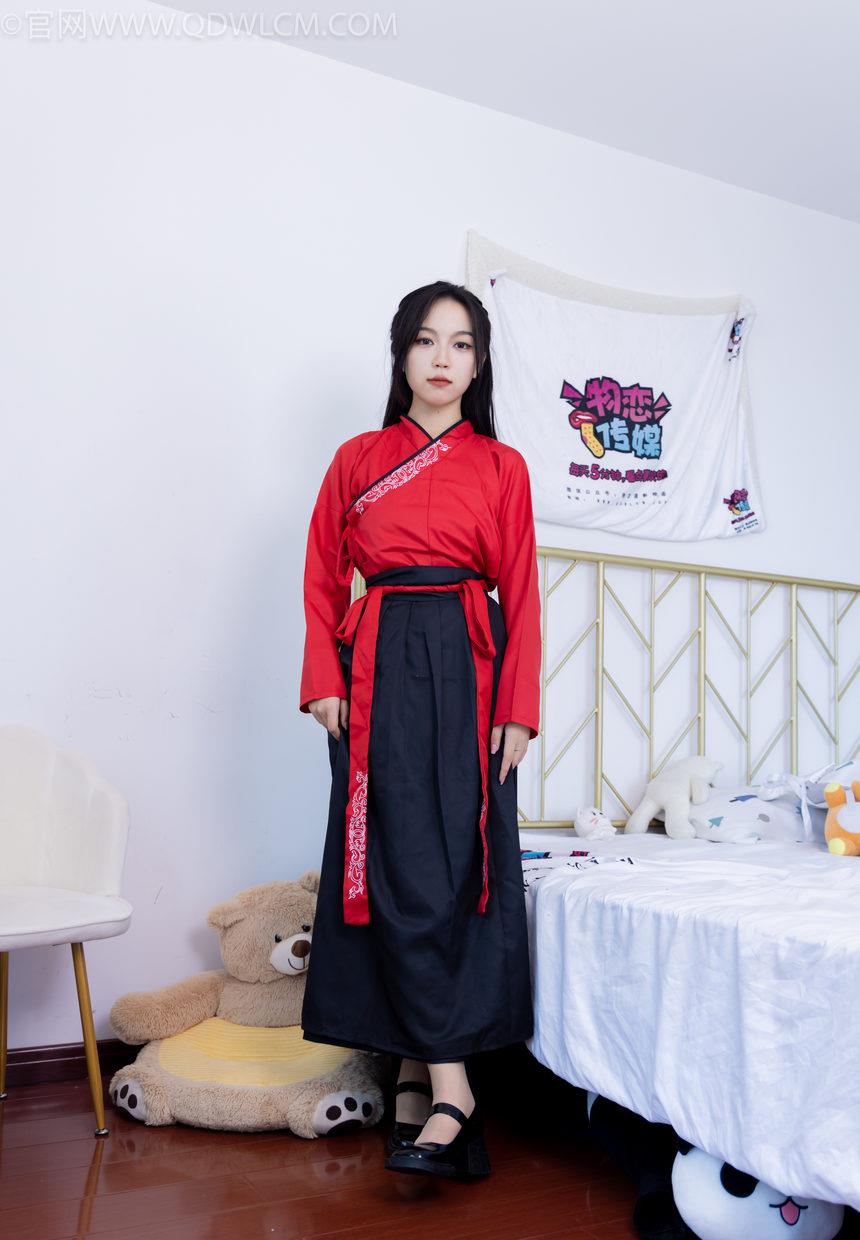 图片[2]-物恋传媒 NO.2330 纱纱-汉服、皮鞋、白棉袜、薄肉丝（脚尖加固款）[219P-1V-6.66G]-艺库