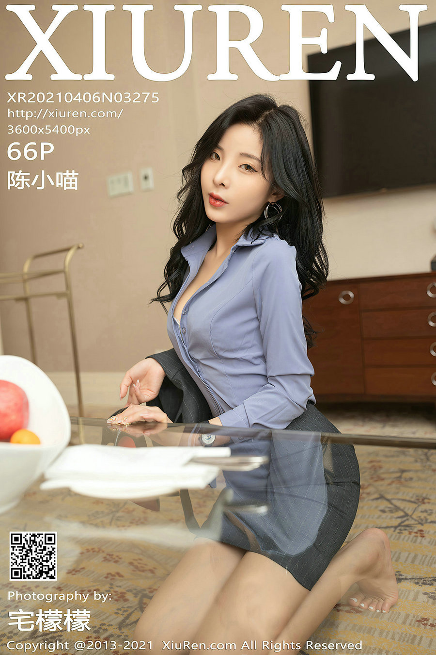 / 秀人美媛馆 / 2021.04.06 No.3275 陈小喵 / 66P684MB / 秀人网-绅士图