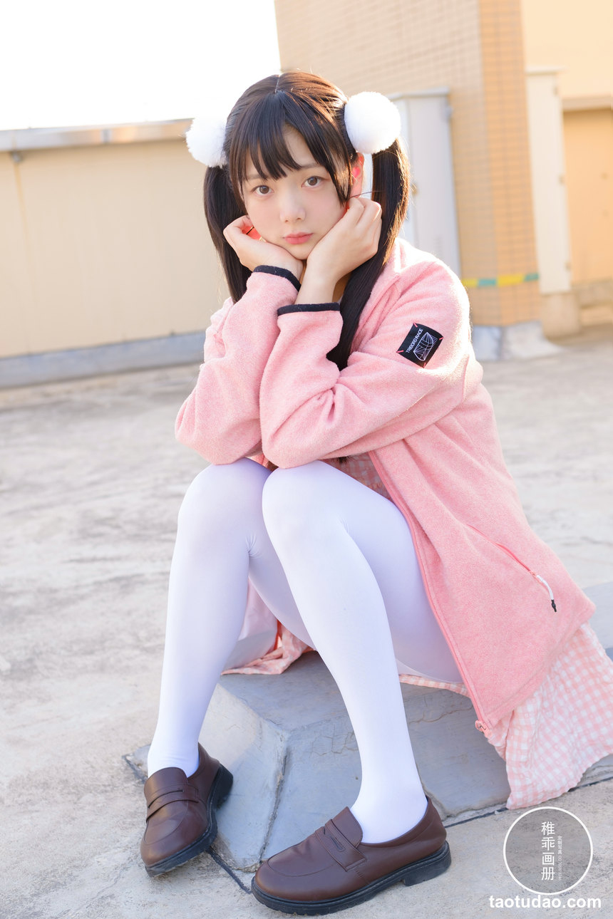 图片[4]-稚乖画册 -晴空06 夜夜 天台粉裙 [82P-0.98GB]-绅士图