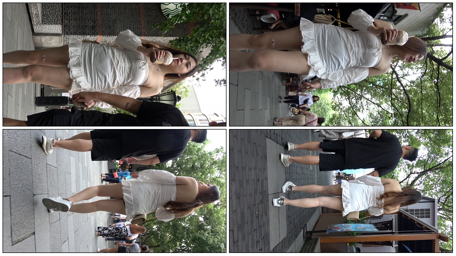 精选街拍视频 No.4317 抹胸短裙美女买奶茶喝 / 2.58GB / 街拍视频-绅士图