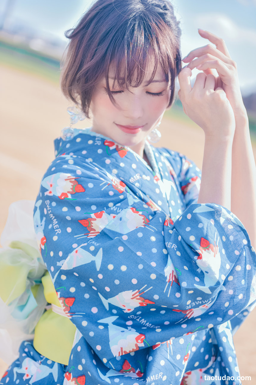 图片[3]-ElyEE子 – NO.119 2023.august A-聖代浴衣 Sundae Yukata [28P-129MB]-绅士图