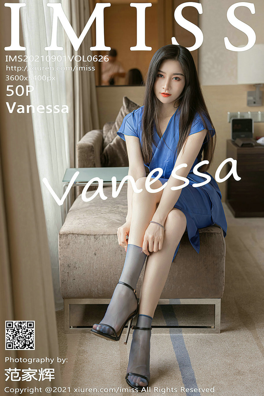 / IMiss /爱蜜社 2021.09.01 Vol.626 Vanessa / 50P517MB / 秀人旗下-绅士图