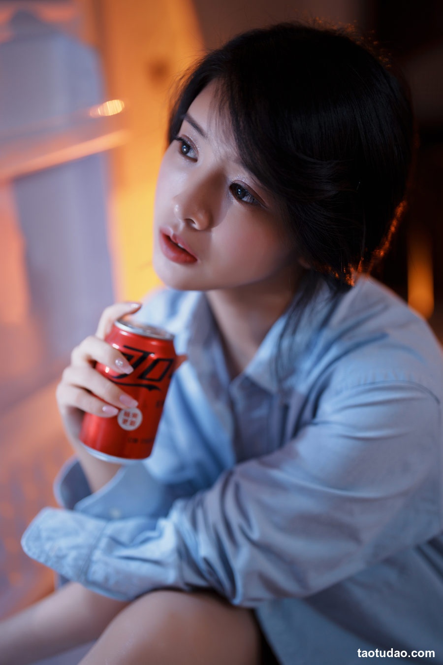 图片[2]-[YITUYU艺图语]2023.05.02 夜半偷偷趴冰箱，一点点微光摄影 喵喵喵是锦儿呀[27+1P／265MB]-绅士图