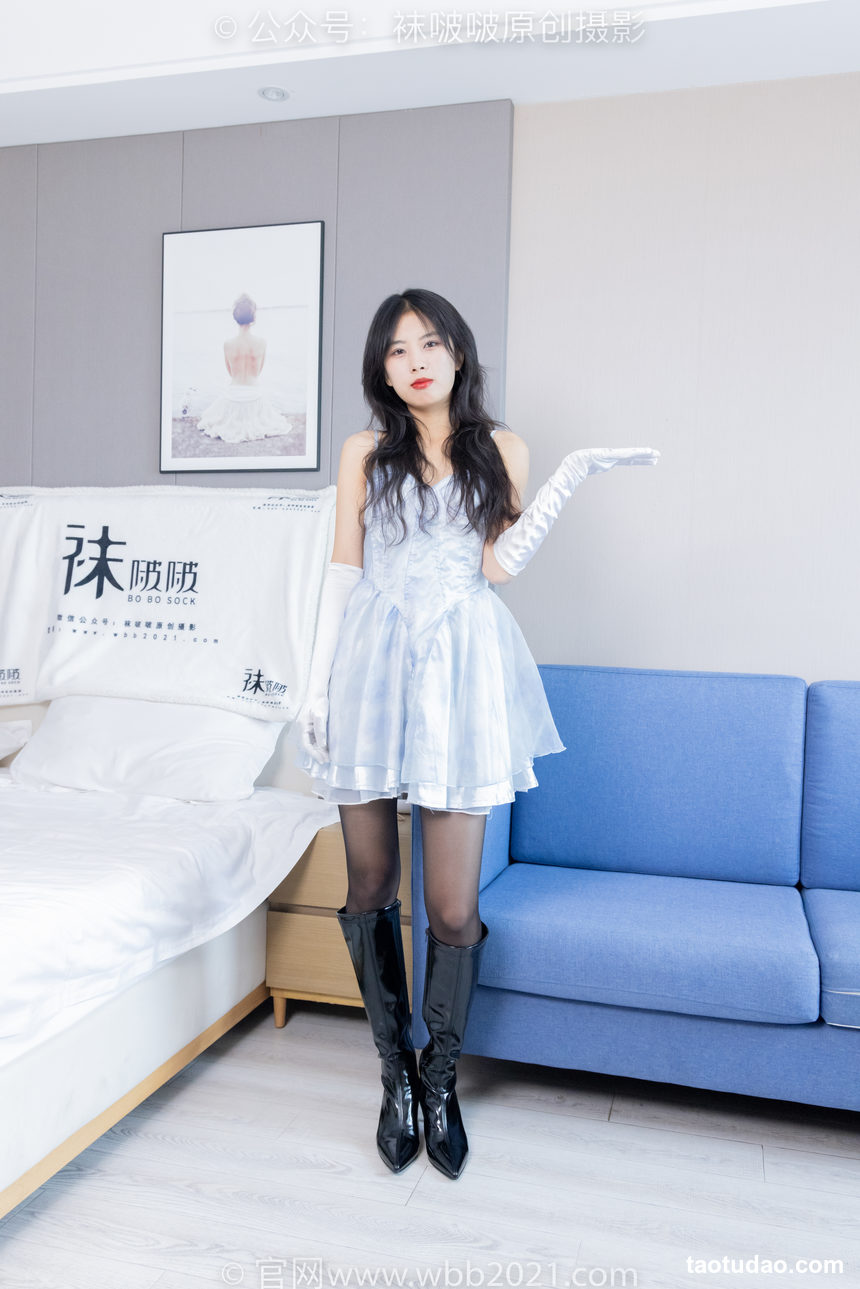 图片[2]-[BoBoSocks袜啵啵]NO.427 奶油-两双长靴、黑丝[149P+1V／6.79GB]-绅士图