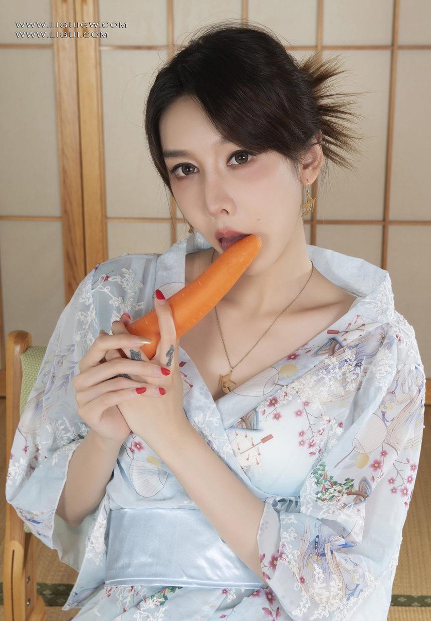 图片[3]-[Ligui丽柜] 2025.03.19 《蔬果间的自我挑逗》兔子 [56P-57MB]-艺库