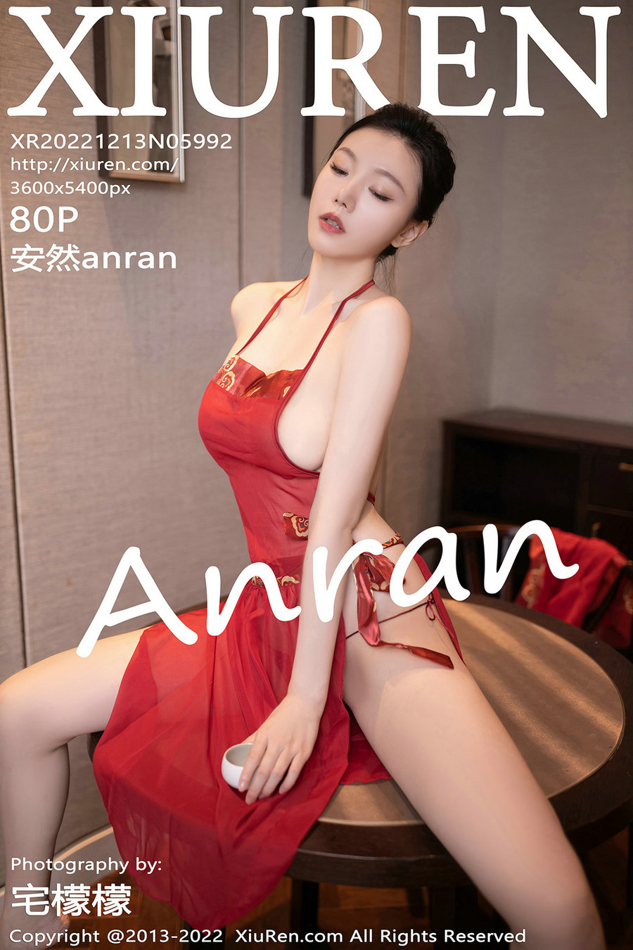 / 秀人美媛馆 / 2022.12.13 No.5992 安然anran / 80P627MB / 秀人网-绅士图