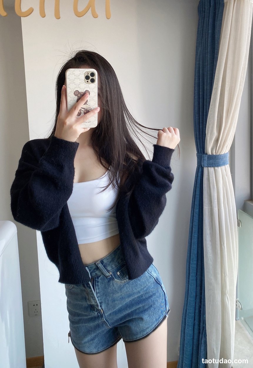 图片[2]-软妹小九九[July芝岚] – 时尚牛仔裤里丝 [51P-48MB]-绅士图