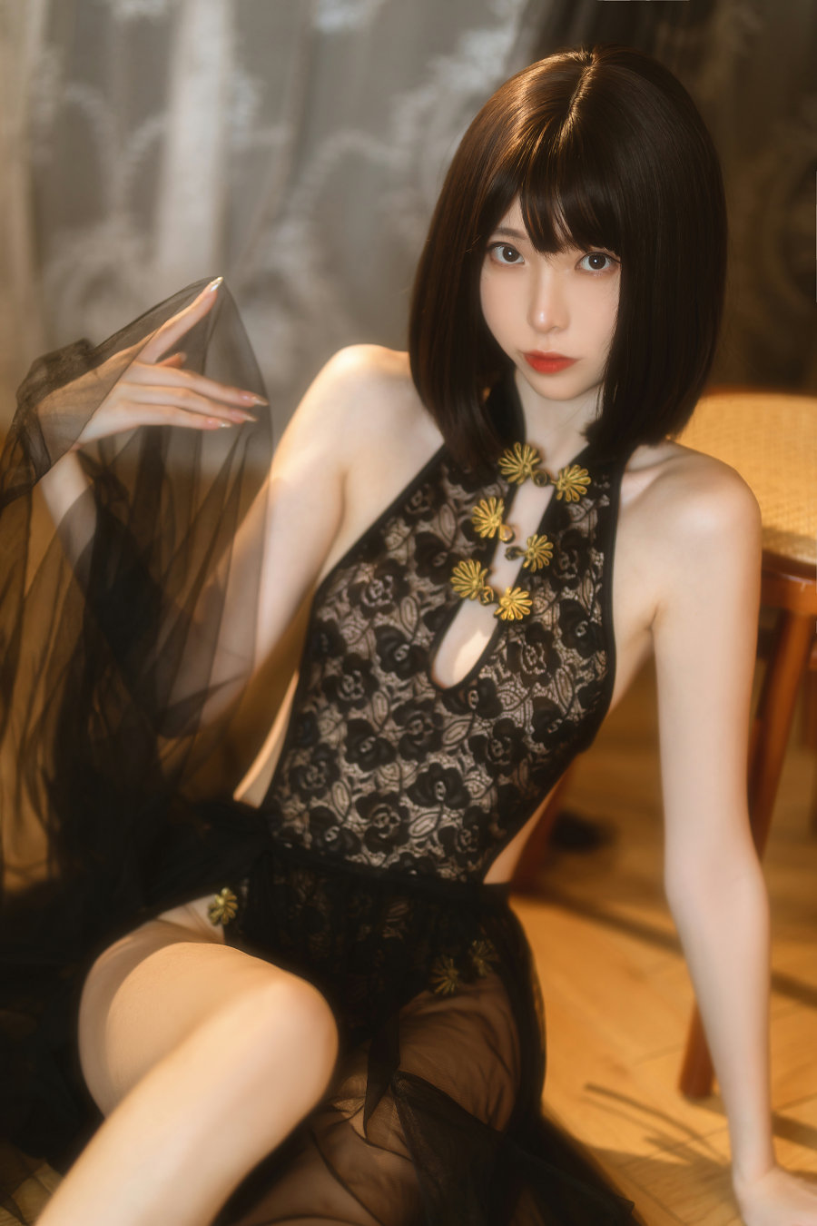 许岚(叁月life) – 纯欲黑纱 / 40P-1.17GB / cos萌妹-绅士图
