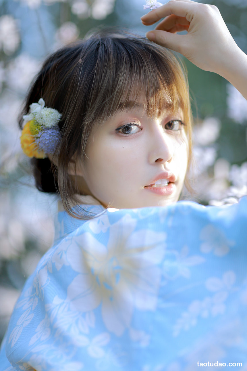 图片[2]-[YITUYU艺图语]2022.04.09 樱花物语 屈凌西[26+1P／81.4MB]-绅士图