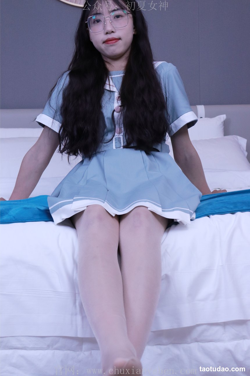 图片[4]-初夏女神 NO.008 雪糕 浅蓝色JK裙搭配小白鞋[135P+1V-4.29GB]-绅士图