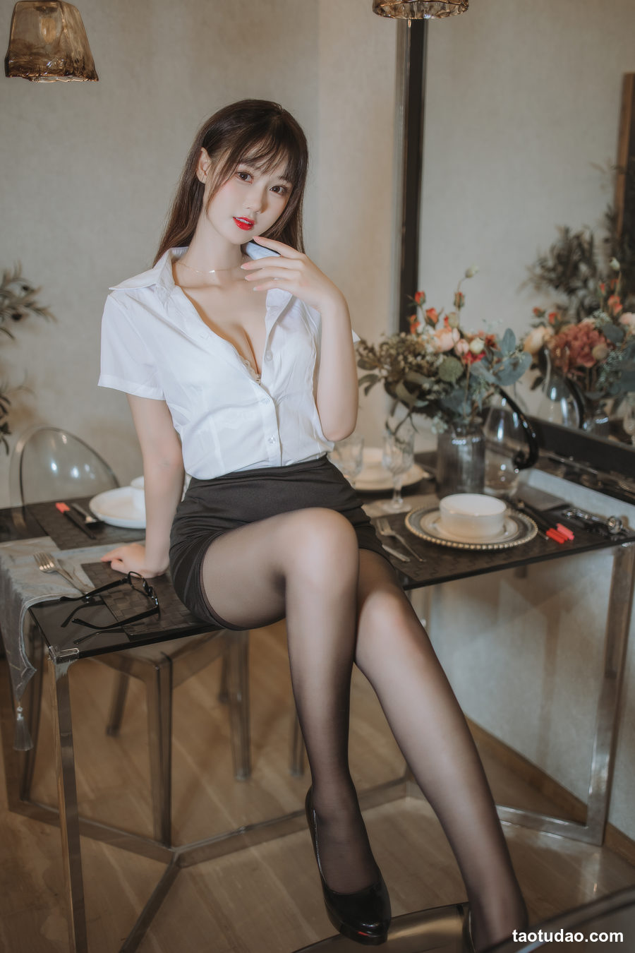 图片[4]-羽生三未 – 黑丝包臀OL [40P-658MB]-绅士图