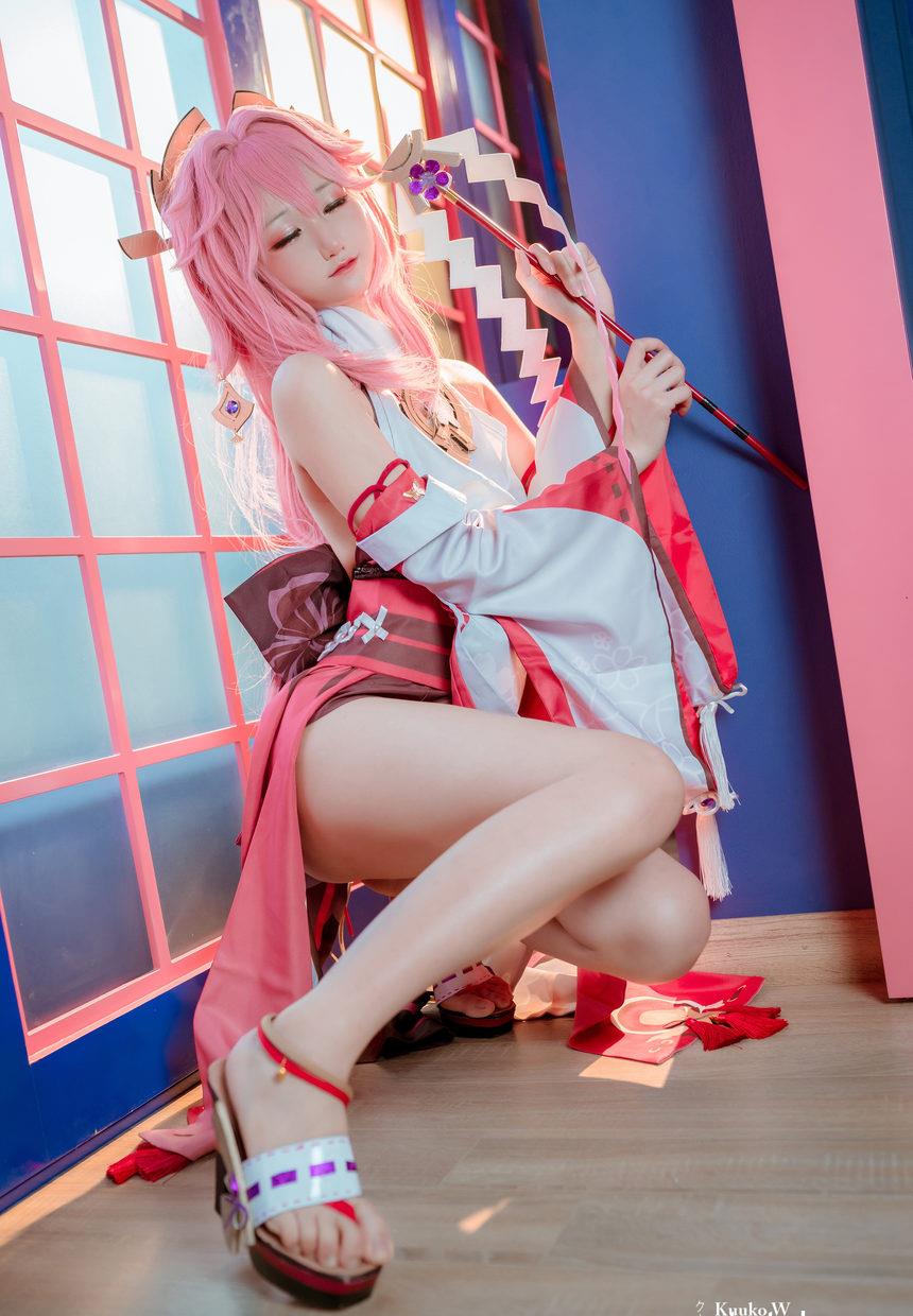 图片[4]-Kuuko W – NO.203 Yae Miko[38P-460.9M]-艺库