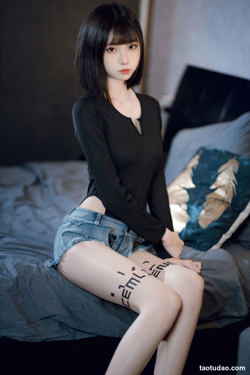 图片[2]-许岚LAN – NO.032 纯欲牛仔短裤2[40P-277.7M]-绅士图