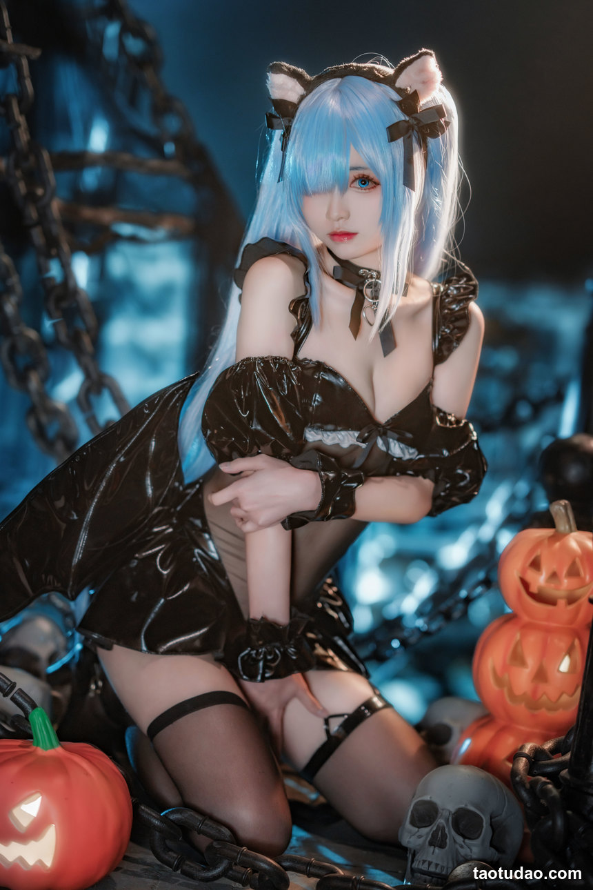 图片[2]-大大卷卷小卷 –  碧蓝航线雅努斯 万圣喵喵惊悚夜 [18P-135MB]-绅士图