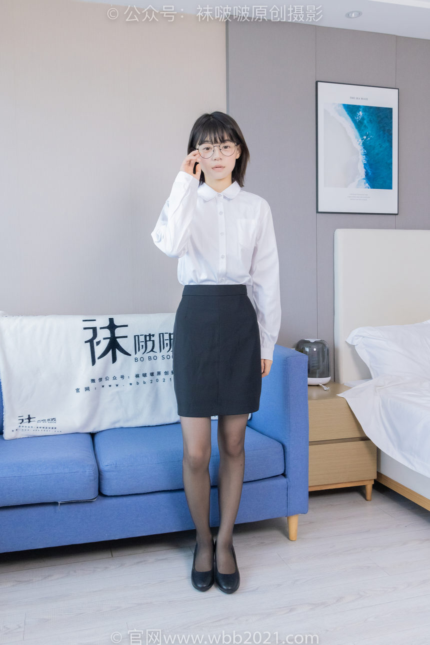 图片[2]-[BoBoSocks袜啵啵]NO.436 糯米-OL制服、两双平底鞋、薄黑丝、厚肉丝[150P+1V／6.51GB]-绅士图