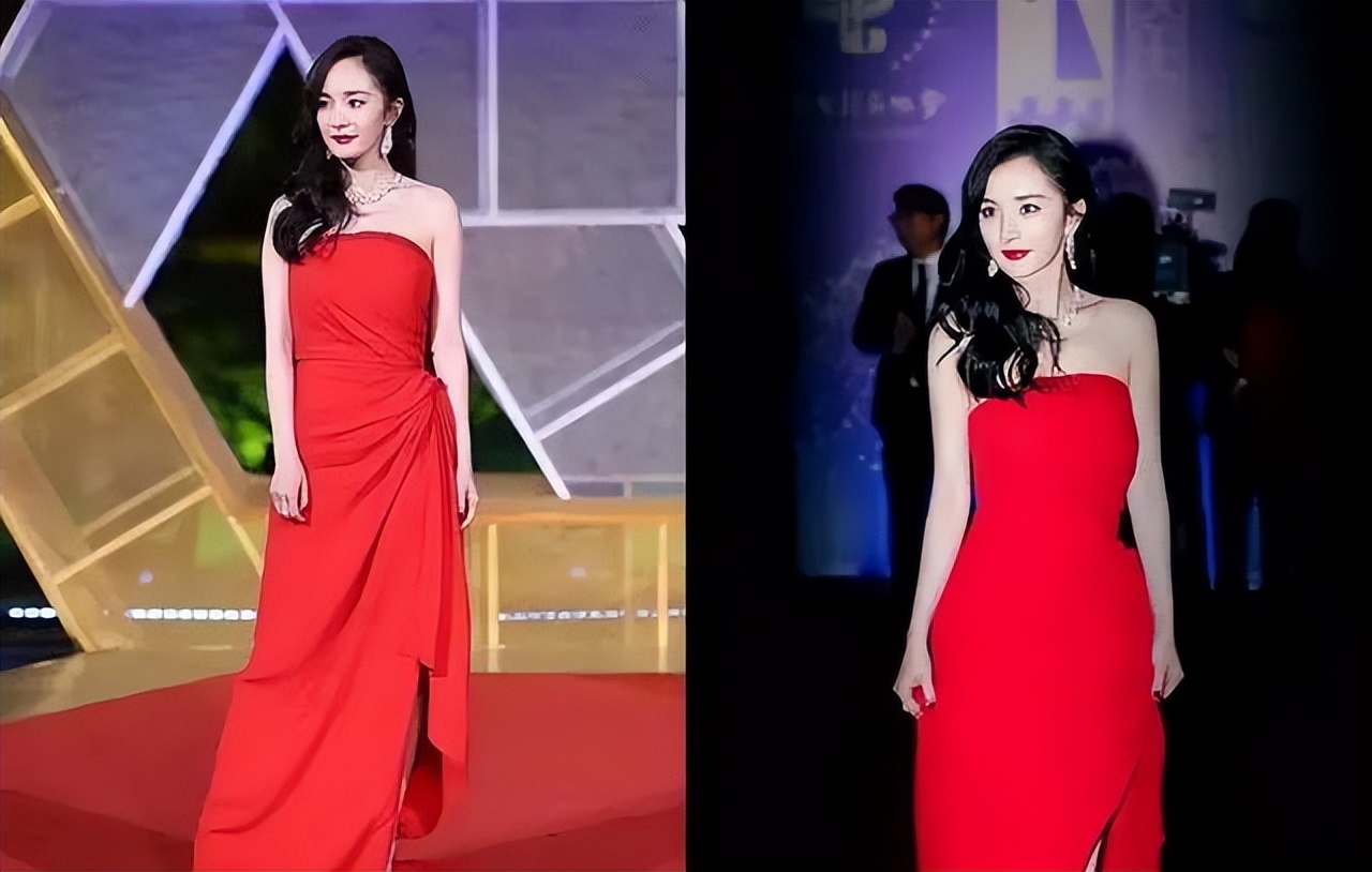 杨幂的涂山红红造型获赞,有颜值,有气场,浓颜系妆容很适合杨幂