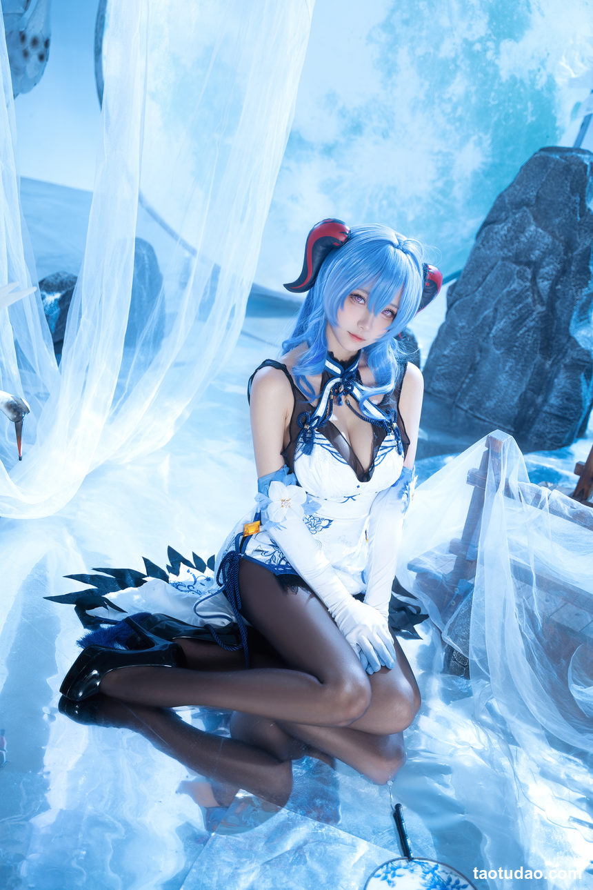 图片[2]-Seya-狮砸 –NO.010 原神 甘雨青花瓷 [12P-139MB]-绅士图