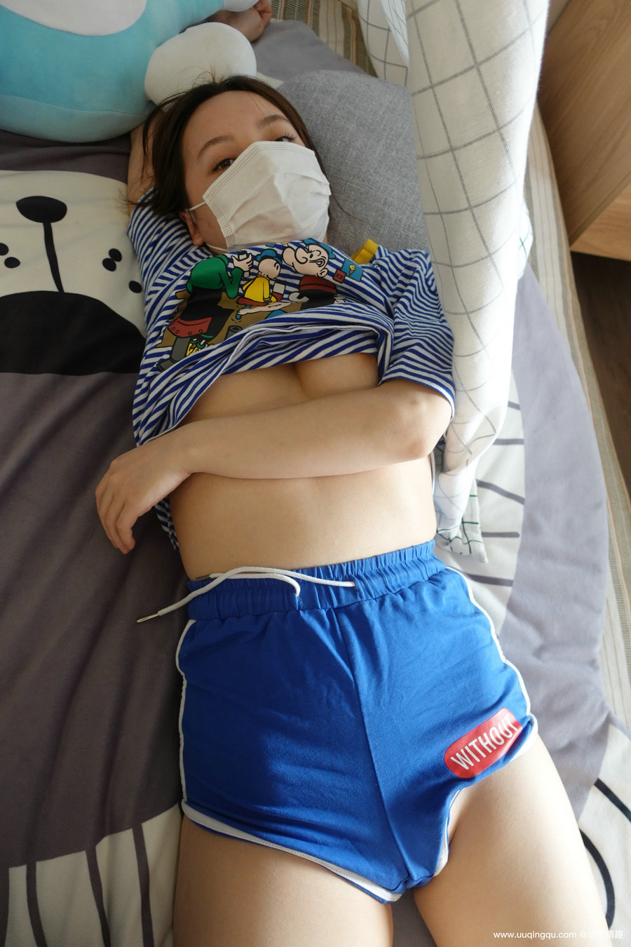 / ROSI写真 /口罩系列 2020.12.16 NO.1648 / 87P91MB / 丝袜丝足-绅士图