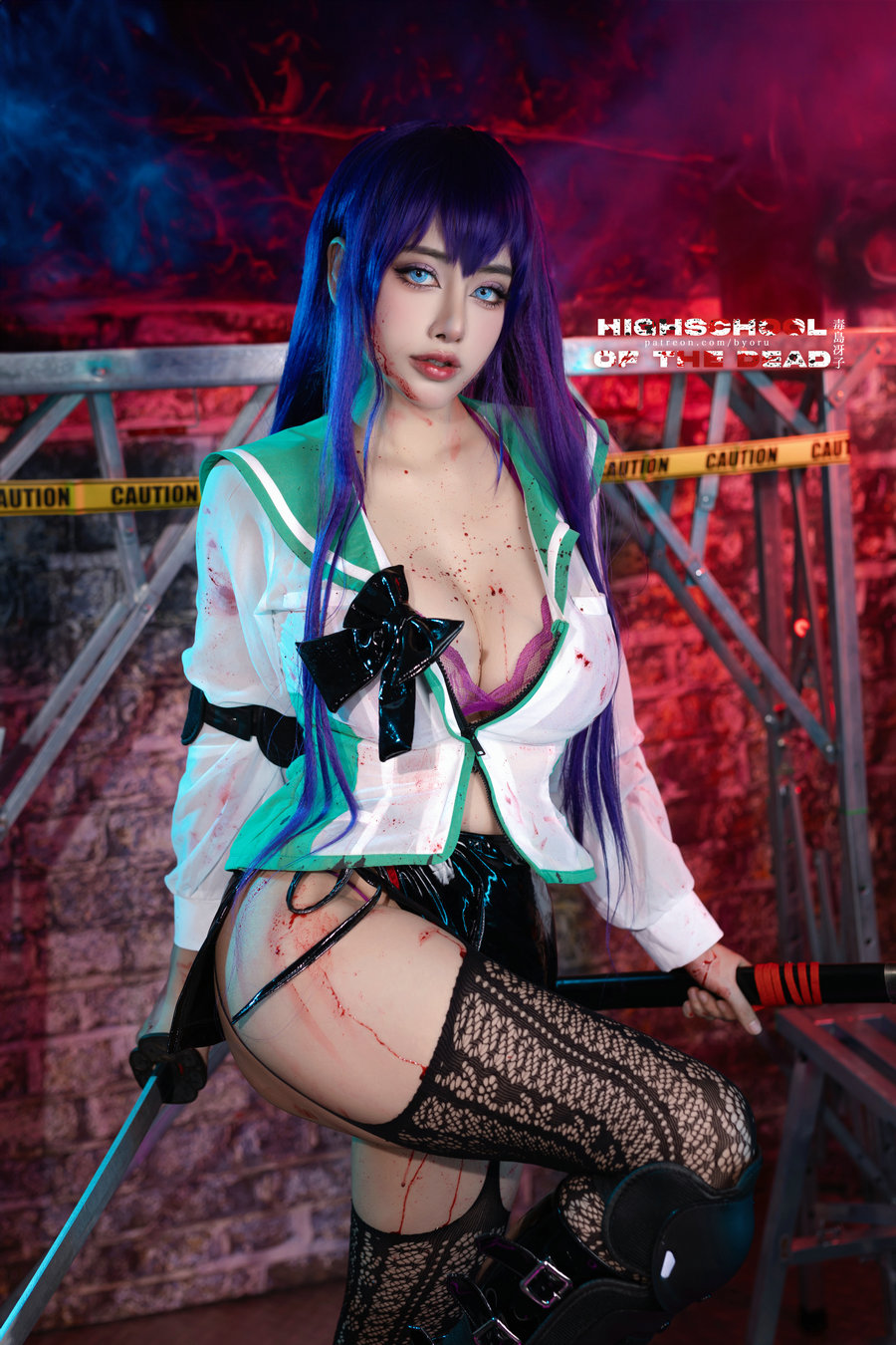 日本性感萝莉Byoru - Saeko Busujima / 47P9V-1.38GB / cos萌妹-绅士图