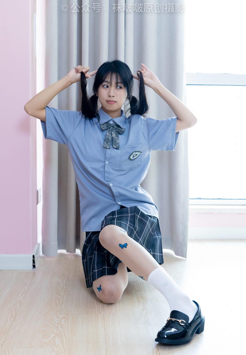 [BoBoSocks袜啵啵]NO.508 奶油 皮鞋、白棉袜、蝴蝶薄肉丝、jk制服[160P+1V／6.17GB]-艺库