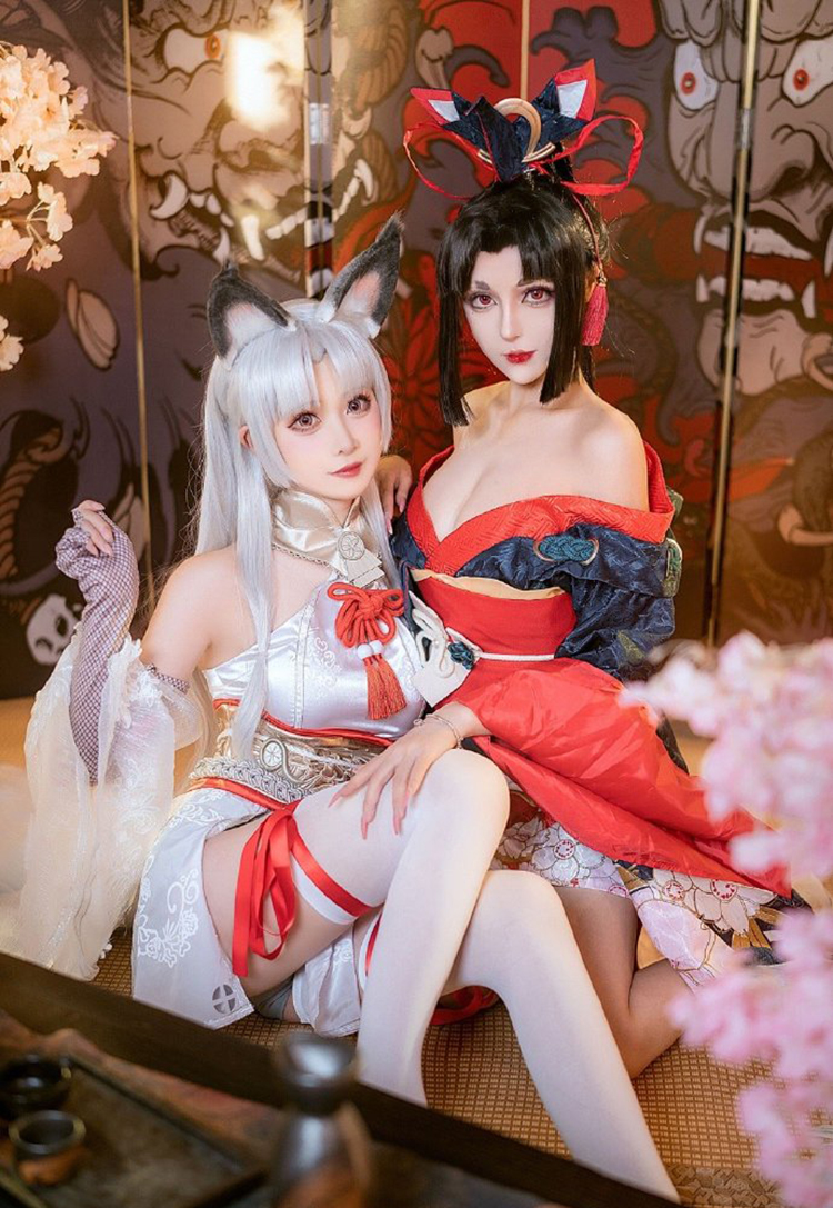 《永劫无间》妖刀姬&胡桃真人COS（CN：奶狮&阳炎型小菠萝）-艺库